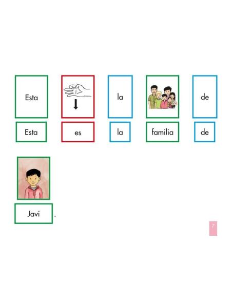 Me gusta mi familia · Cuento de estructuración lingüística Me gusta mi familia · Cuento de estructuración lingüística
