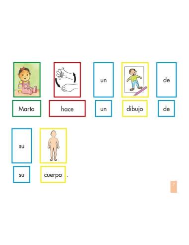 Conozco mi cuerpo · Cuento de estructuración lingüística