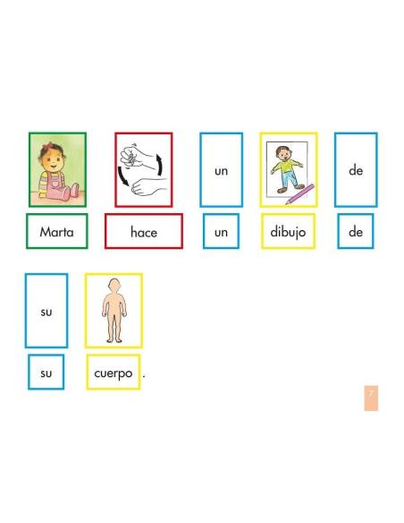 Conozco mi cuerpo · Cuento de estructuración lingüística