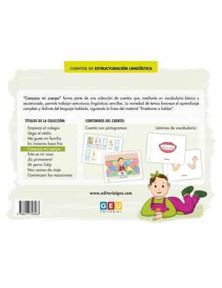 Conozco mi cuerpo · Cuento de estructuración lingüística