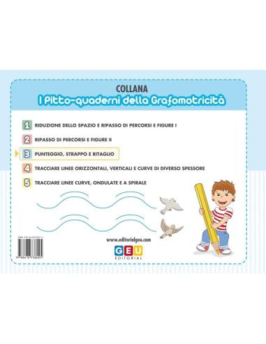 Pictocuaderno de grafomotricidad 3: Picado, rasgado y recortado grafomotor