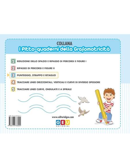 Pictocuaderno de grafomotricidad 3: Picado, rasgado y recortado grafomotor Pictocuaderno de grafomotricidad 3: Picado, rasgado y recortado grafomotor