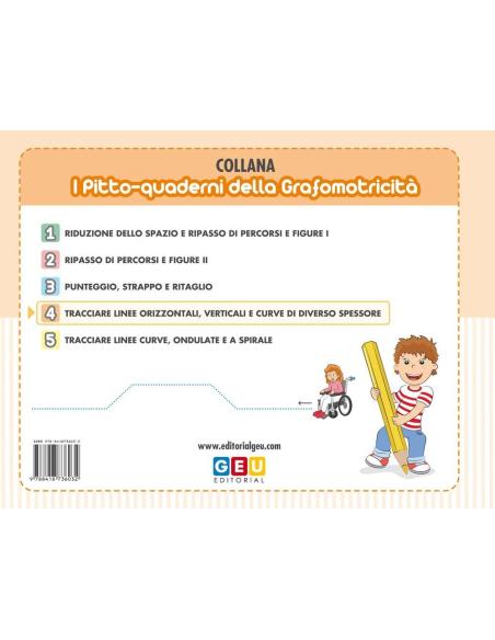Pictocuaderno de grafomotricidad 4: Trazado de líneas horizontales, verticales y onduladas Pictocuaderno de grafomotricidad 4: Trazado de líneas horizontales, verticales y onduladas