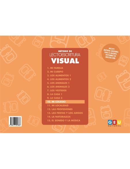 Método de lectoescritura visual 10 Mi colegio Método de lectoescritura visual 10 Mi colegio