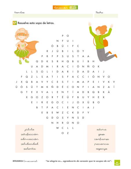 Inteligencia emocional: Alegría - 3º ciclo de primaria Inteligencia emocional: Alegría - 3º ciclo de primaria