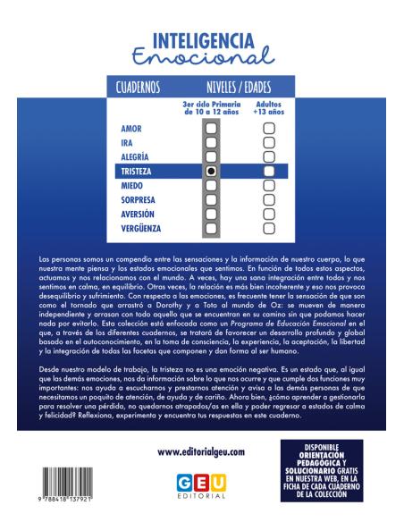 Inteligencia emocional: Tristeza - 3º ciclo de primaria Inteligencia emocional: Tristeza - 3º ciclo de primaria