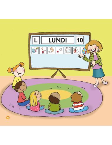ANNE VA À L’ÉCOLE · AVEC DES PICTOGRAMMES
