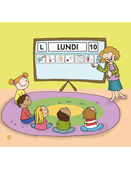 ANNE VA À L’ÉCOLE · AVEC DES PICTOGRAMMES