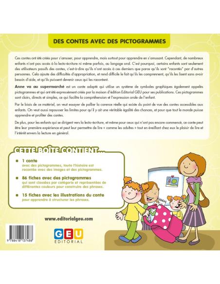 ANNE VA AU SUPERMARCHÉ - AVEC DES PICTOGRAMMES ANNE VA AU SUPERMARCHÉ - AVEC DES PICTOGRAMMES
