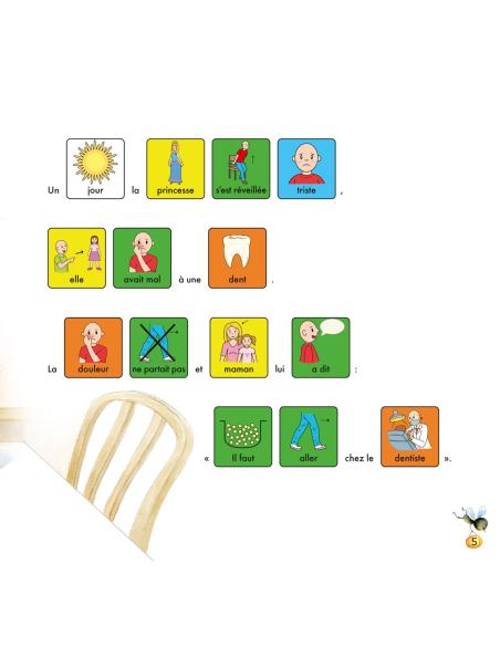 LA PRINCESSE VA CHEZ LE DENTISTE · AVEC DES PICTOGRAMMES LA PRINCESSE VA CHEZ LE DENTISTE · AVEC DES PICTOGRAMMES