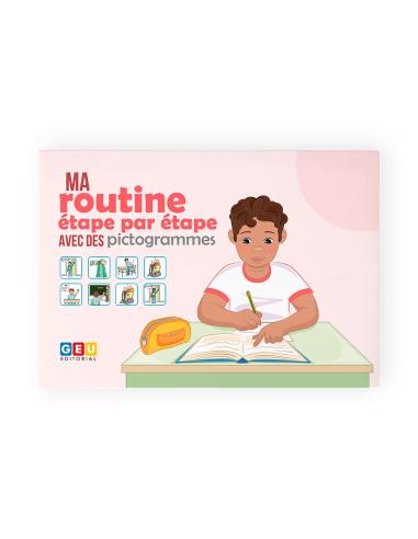 MA ROUTINE ÉTAPE PAR ÉTAPE AVEC DES PICTOGRAMMES (VERSION GARÇON)