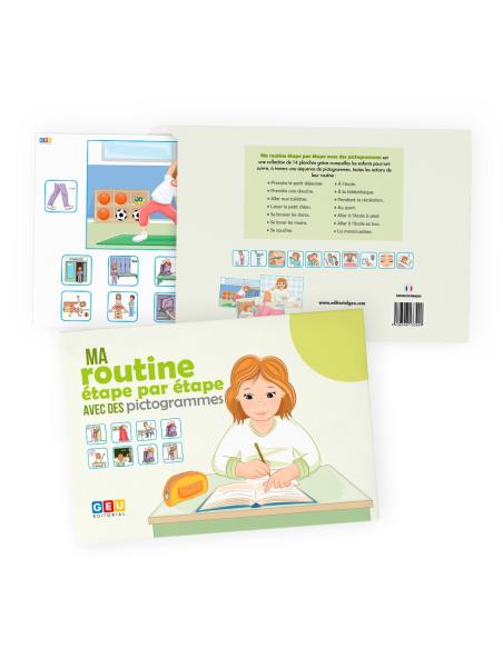 MA ROUTINE ÉTAPE PAR ÉTAPE AVEC DES PICTOGRAMMES (VERSION FILLE) MA ROUTINE ÉTAPE PAR ÉTAPE AVEC DES PICTOGRAMMES (VERSION FILLE)