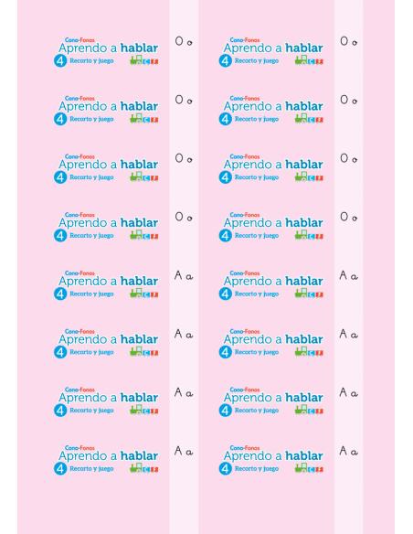APRENDO A HABLAR.CONO-FONOS 4. RECORTO Y JUEGO APRENDO A HABLAR.CONO-FONOS 4. RECORTO Y JUEGO