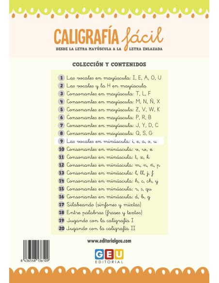 Caligrafía fácil 9