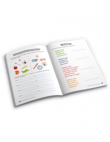 Expresión escrita. Las palabras salen fuera