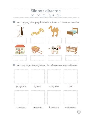 Lecturas comprensivas 2. Leo sílabas directas...