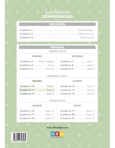 Lecturas comprensivas 11