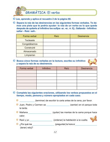 Lecturas comprensivas 20