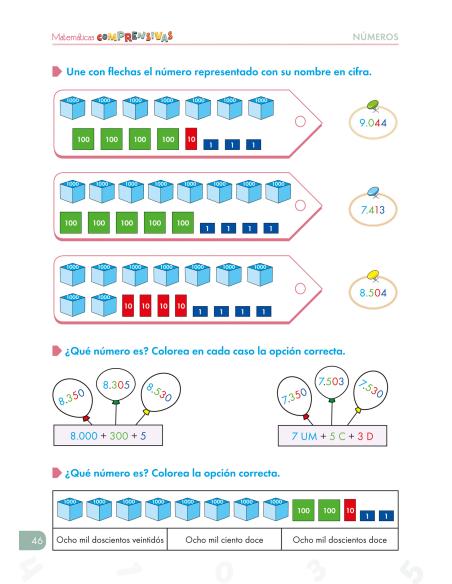 Cuaderno de Refuerzo de Matemáticas comprensivas - Números 7