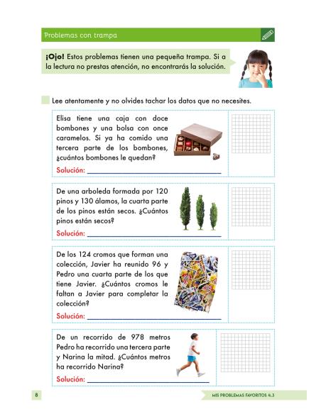 Mis Problemas Favoritos 4.3 - Fracciones I, Números Decimales I y Unidades de Medida II