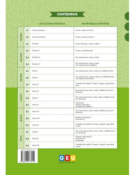 Mis Problemas Favoritos 4.3 - Fracciones I, Números Decimales I y Unidades de Medida II