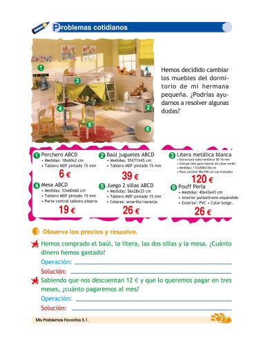 Mis Problemas Favoritos 5.1 - Tres Operaciones:...