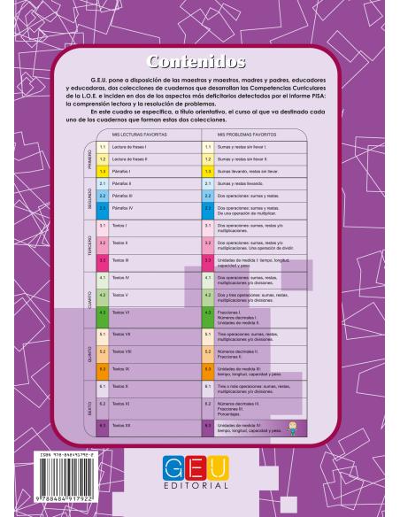 Mis Problemas Favoritos 6.3 - Unidades de medida IV: tiempo, longitud, capacidad y peso