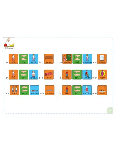 Comprensión con pictogramas El cole