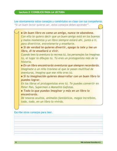 Mis lecturas favoritas 4.2