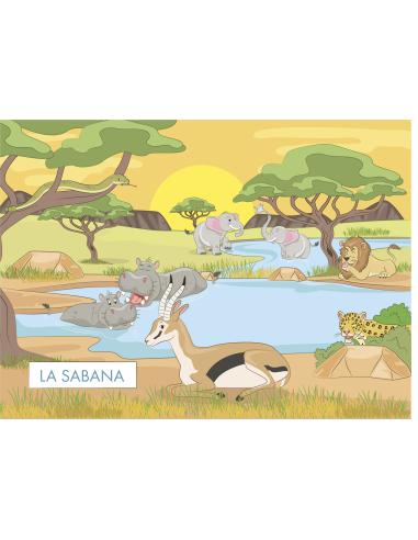 Comprensión con pictogramas. La naturaleza