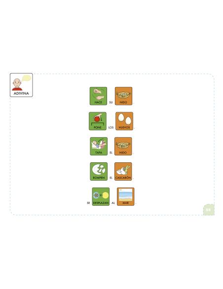 Comprensión con pictogramas. La naturaleza