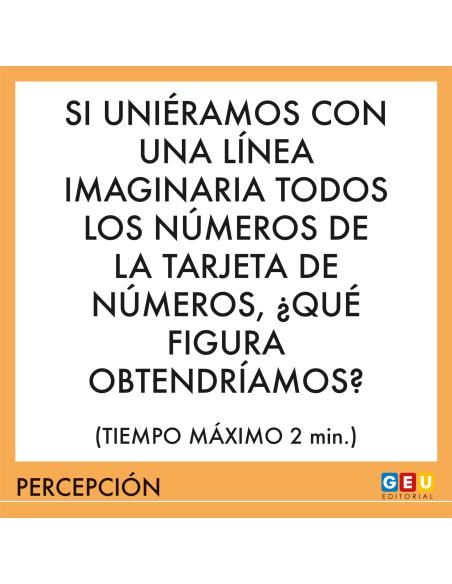Juego de cartas de estimulación cognitivas para adultos