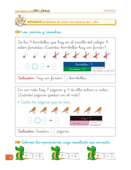 Cuaderno de Refuerzo de Matemáticas - Matemáticas comprensivas - Cálculo 1