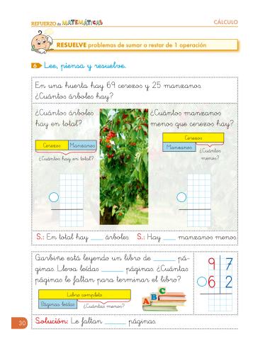 Cuadernos de refuerzo de matemáticas....