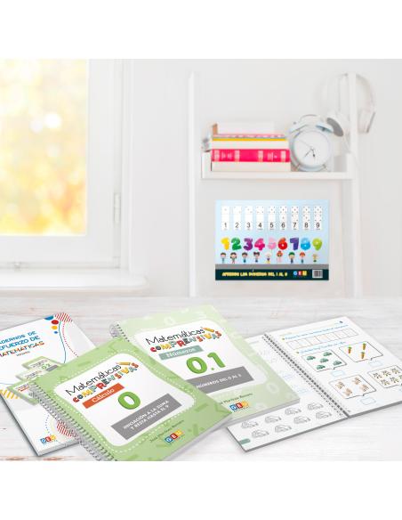 Pack cuadernos de refuerzo de matemáticas, Infantil