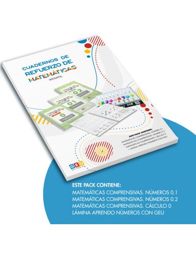 Pack cuadernos de refuerzo de matemáticas,...
