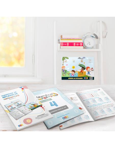 Pack cuadernos de refuerzo de matemáticas, Segundo 2.1