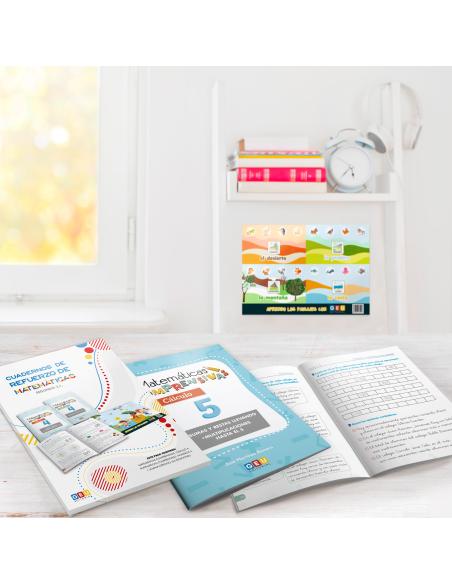 Pack cuadernos de refuerzo de matemáticas, Segundo 2.2