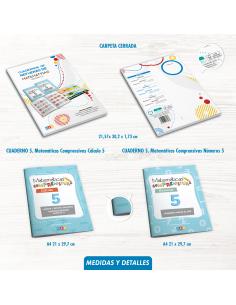 Pack cuadernos de refuerzo de matemáticas, Segundo 2.2 2
