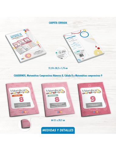 Pack cuadernos de refuerzo de matemáticas,...