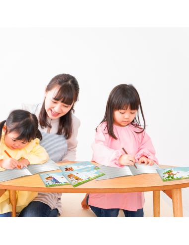 Pack de libretas de cuadrícula con pauta...