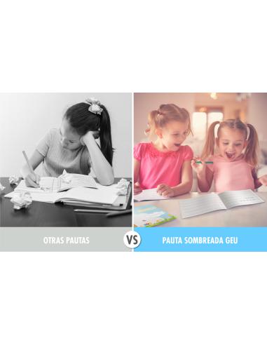 Pack de libretas de cuadrícula con pauta...