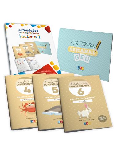 APRENDER A LEER Y ESCRIBIR | Aprender a Leer 5 Años | Libros Infantiles - Pack De Lecturas Comprensivas 1º