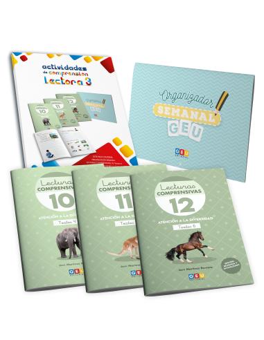 Pack actividades de comprensión lectora, Tercero