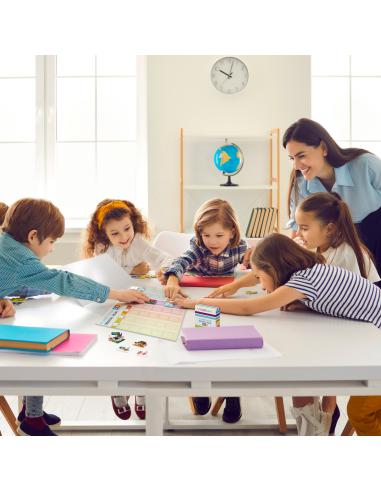 Planificador visual semanal con imagen real y...