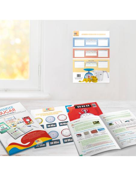 MATEMÁTICAS. Aprender jugando. Sistemas de medida del tiempo, longitud, peso y capacidad. 4º de primaria.