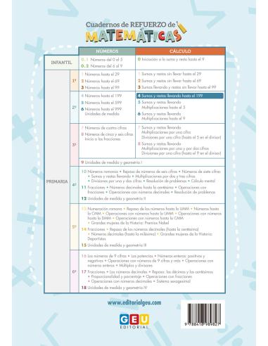 Cuaderno de refuerzo de Matemáticas...
