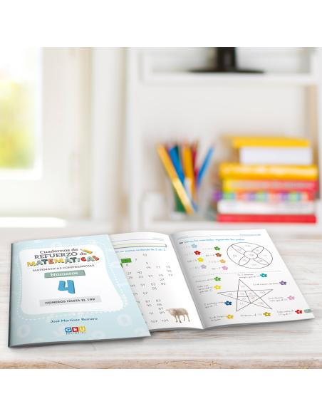 Cuaderno de refuerzo de Matemáticas comprensivas. Números 4