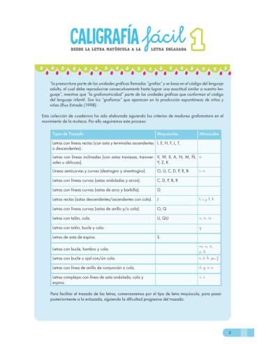 Caligrafía fácil 1