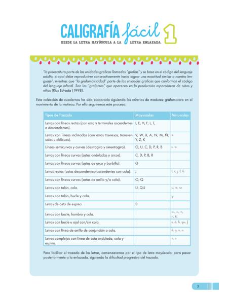 Caligrafía fácil 1